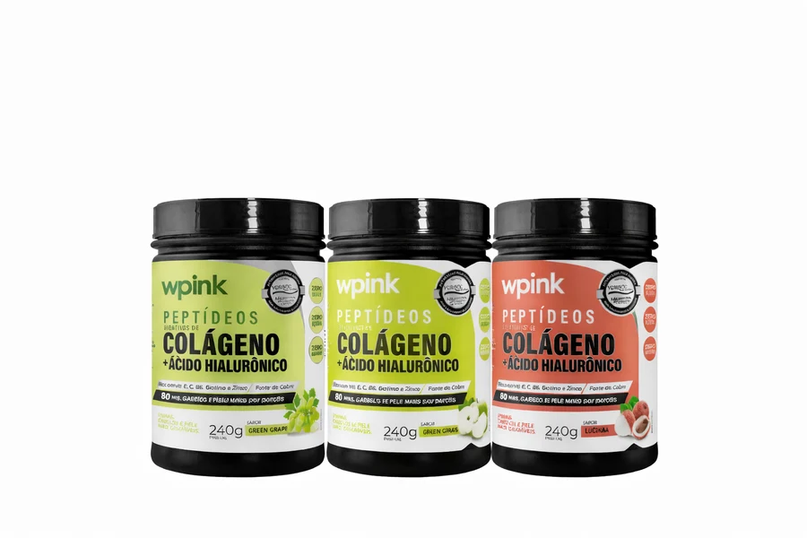 Kit WPink Colágeno + Ácido Hialurônico — 3 Unidades